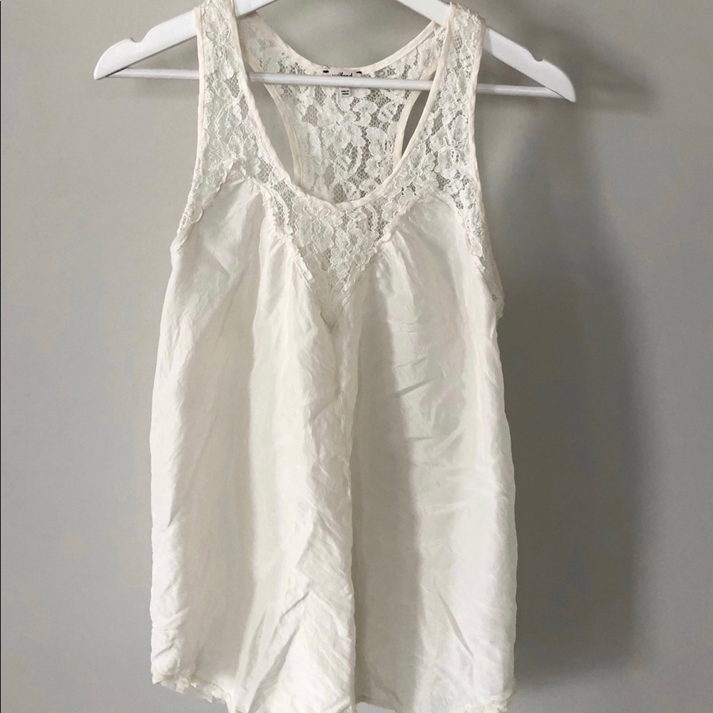[2/$40] Wilfred/Aritzia silk racerback tank